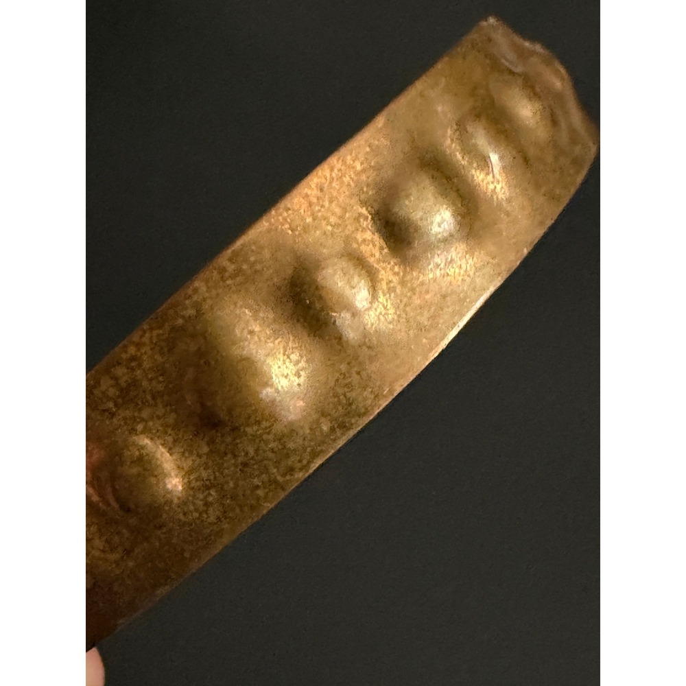 Vintage Copper Bracelet Cuff Hammered Metal Southwest